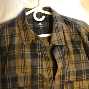 Medium 7 for all mankind button up shirt